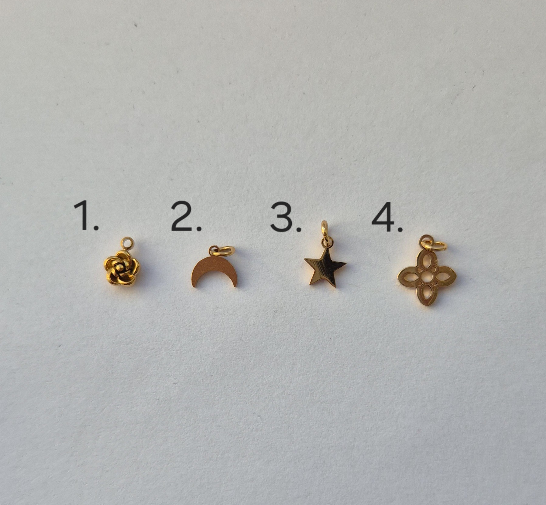 Bransoletka na gumce z zawieszką - turmalin różowy - obrazek 2