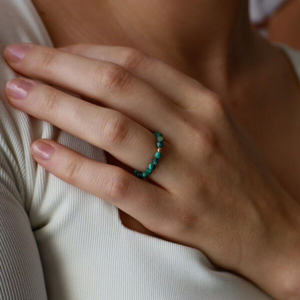 Pierścionek - chryzokola