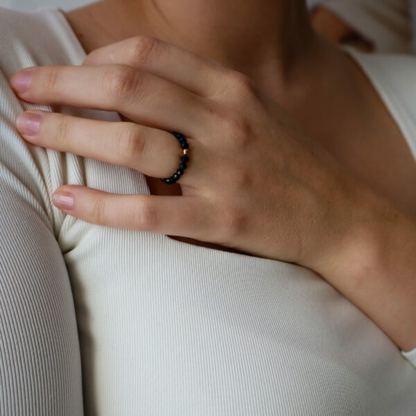 Pierścionek - turmalin