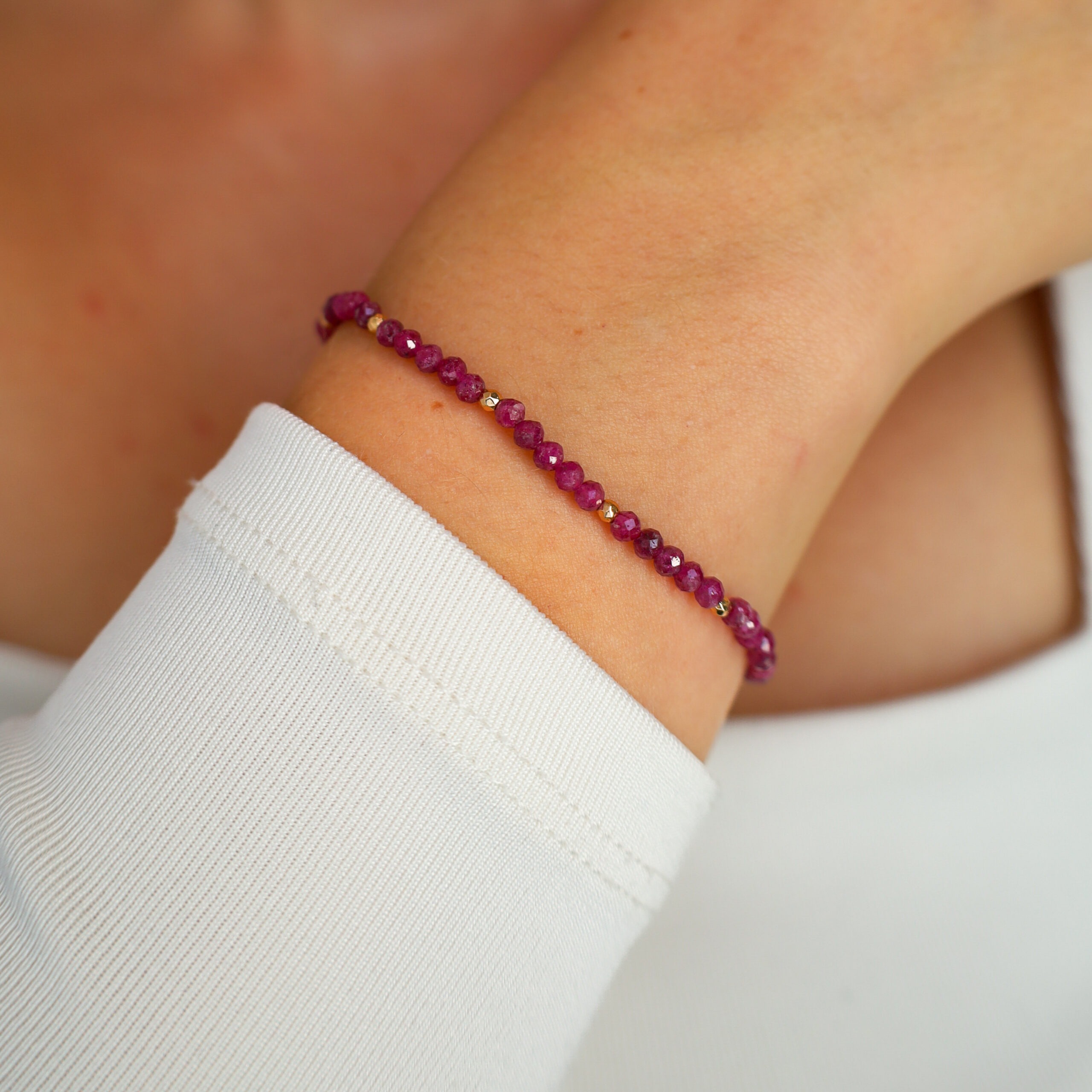 Bransoletka - rubin